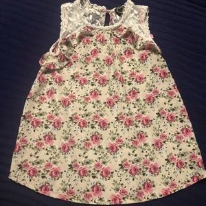 Girls floral top
